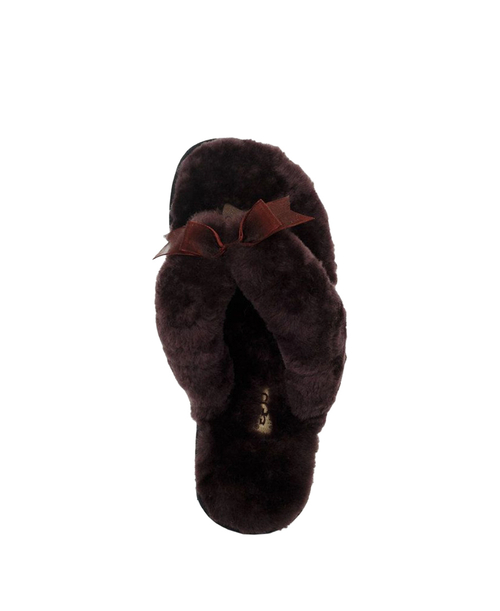 FLUFF FLIP FLOP II-chocolate