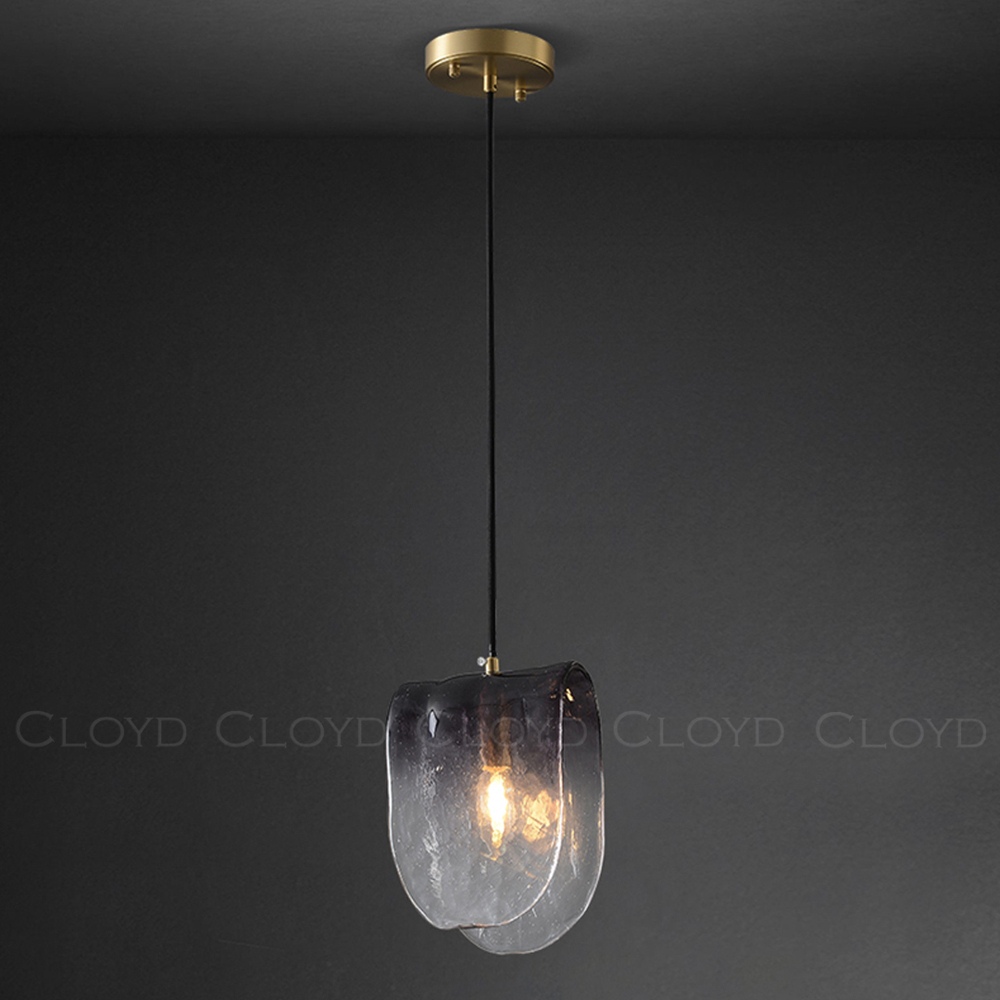 Подвесной светильник Cloyd SPANIEL P1 / выс. 21 см - латунь (арт.11115)