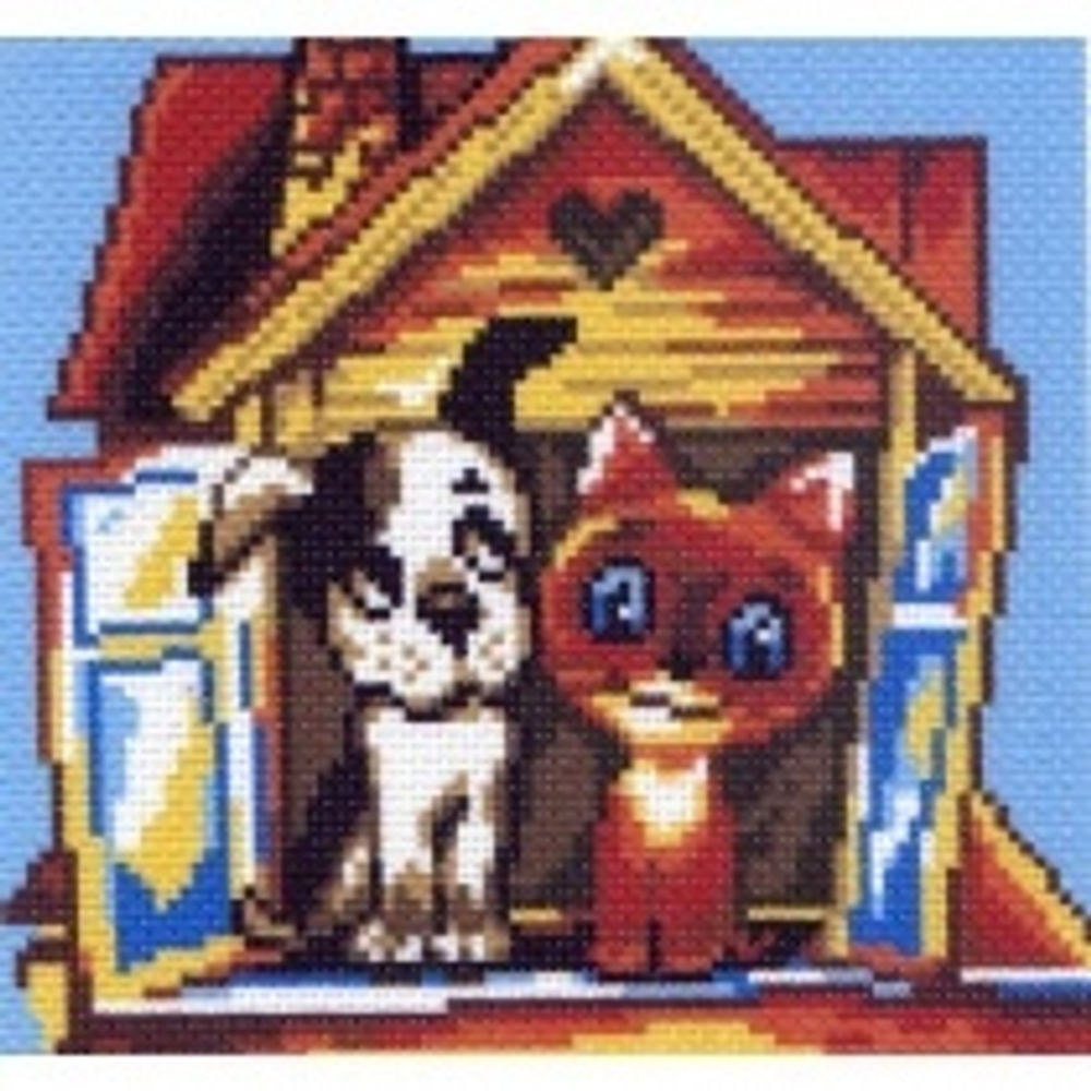 "ДРУЗЬЯ"-0107 канва с рисунком