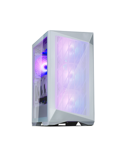 Корпус ZALMAN Z9 Iceberg MS, EATX, WHITE, WINDOW, 4x3.5", 5x2.5", 2xUSB2.0, 2xUSB3.0, 1xUSB 3.1 Gen2 Type-C, FRONT 3x140mm ARGB, REAR 1x140mm ARGB