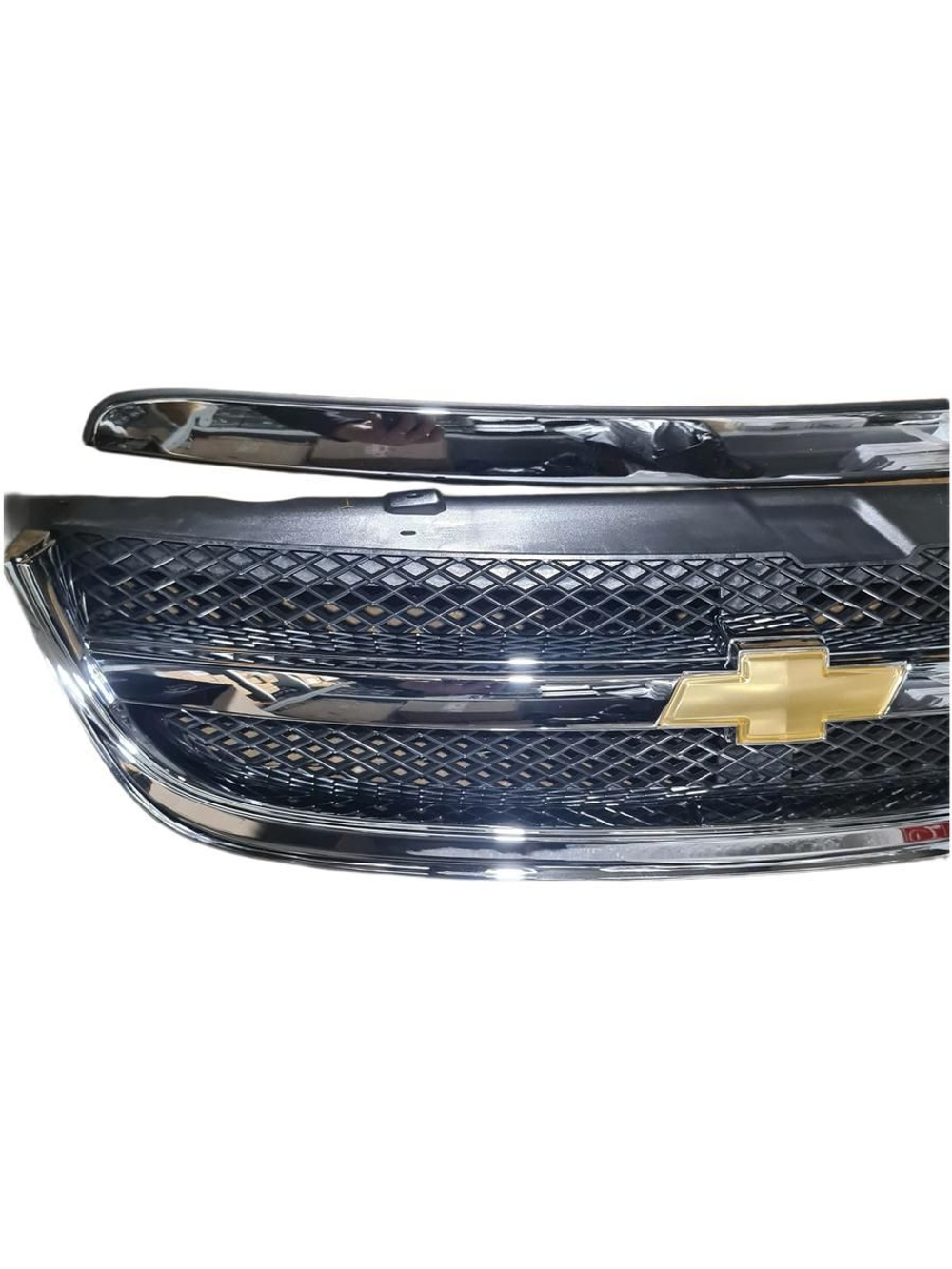 Решетка на Лачетти плюс сабля чёрный глянец AMG