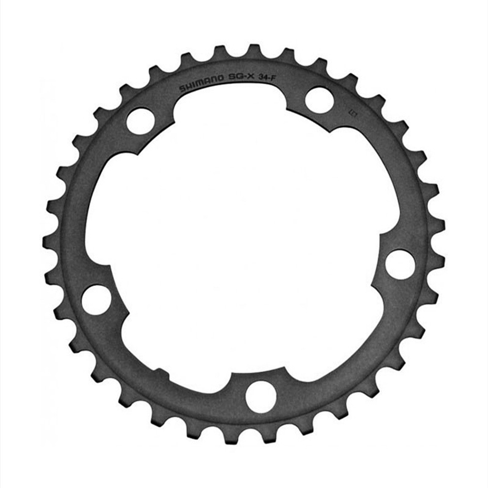 Звезда передняя 34T черный FC-3550 Sora