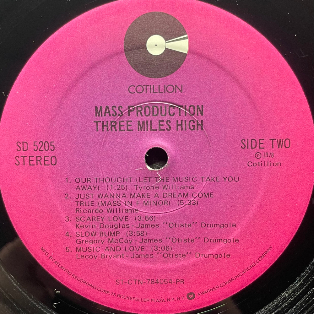 Mass Production ‎– Three Miles High (США 1978г.)
