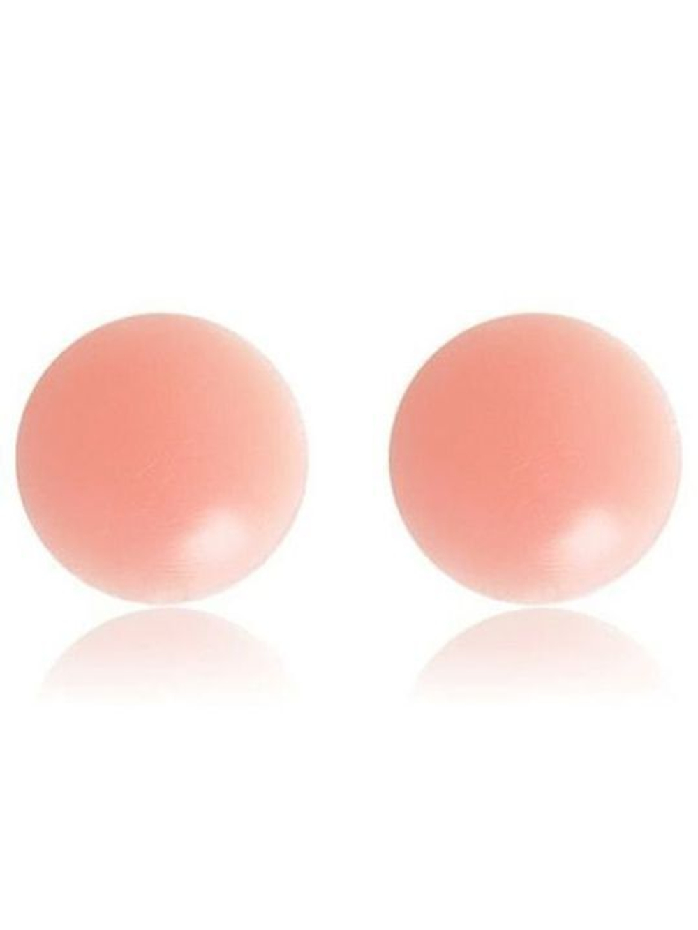 Телесные силиконовые наклейки на соски (Цвет: телесный)