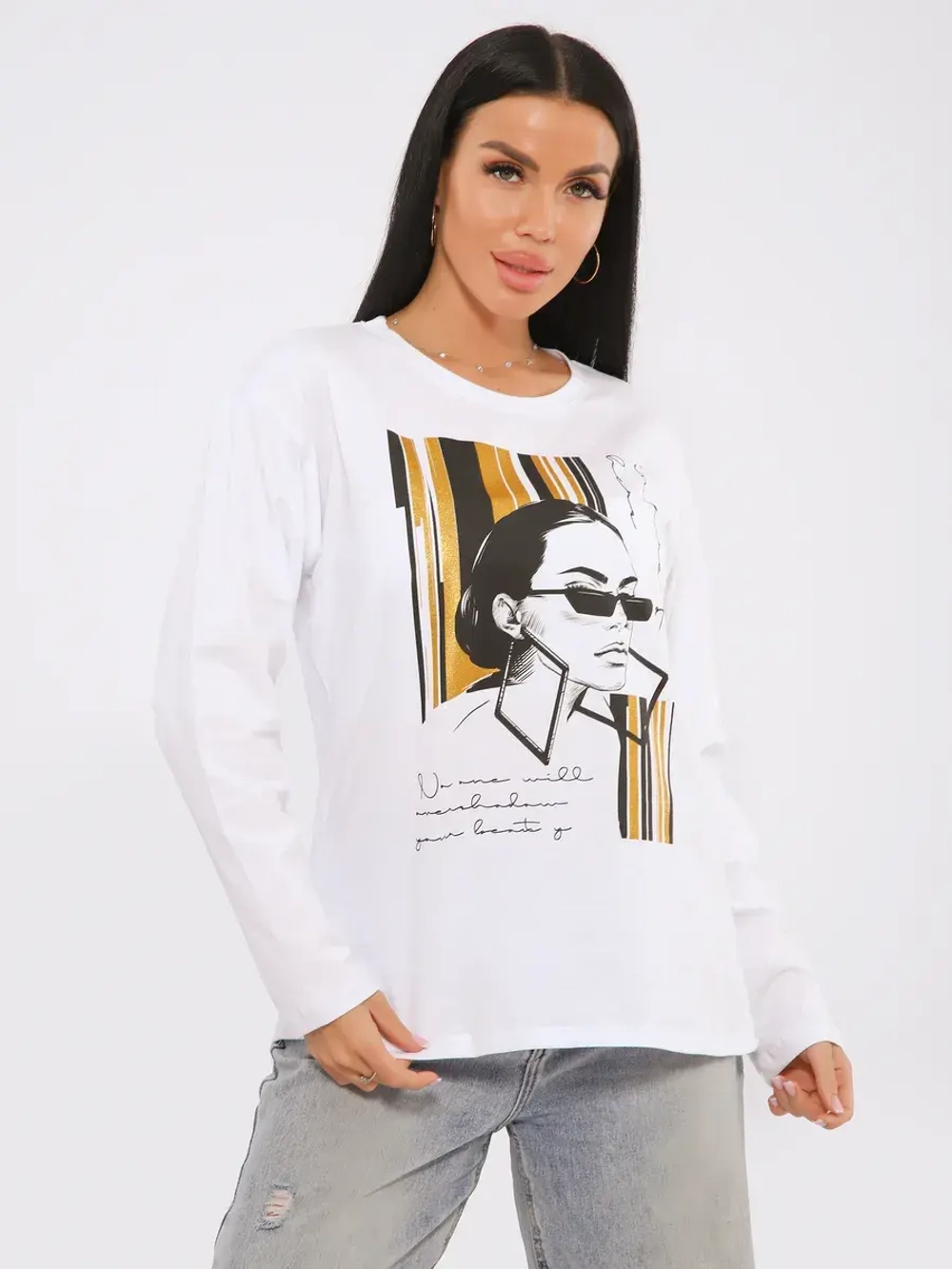 Лонгслив большие размеры