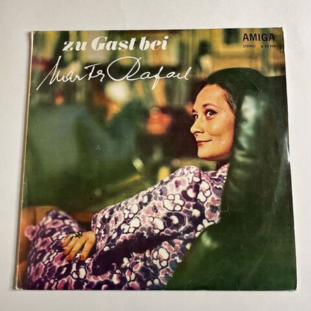 Винтажная виниловая пластинка LP Marta Rafael Zu Gast Bei Marta Rafael (ГДР 1969)