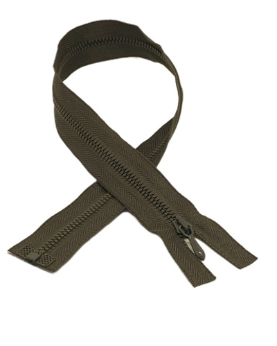 Застежка молния разъемная т-4 50 см темно серый графит