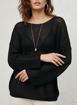 Свитер длинный паутинка тонкий Oversize