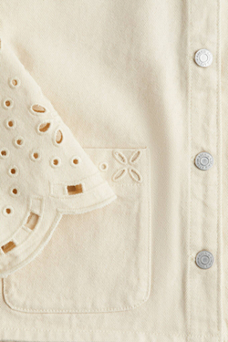 H&M Джинсовая куртка, кремовый