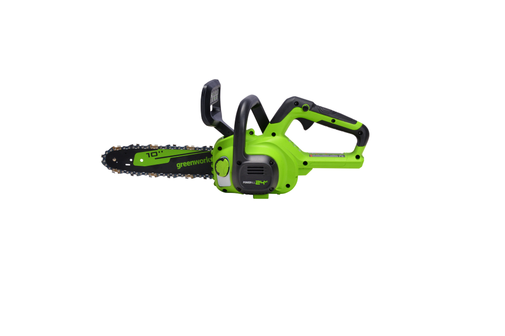 Цепная пила аккумуляторная Greenworks Арт. 2007707UA,  25см, c 1хАКБ 2Ач и ЗУ