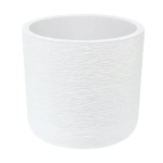 Кашпо СЛАНЕЦ D380мм 24л с вставкой Белый