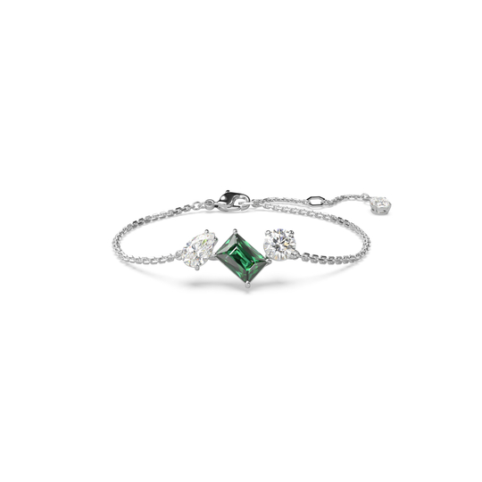 MESMERA:BRACELET GREEN WHITE/RHS M