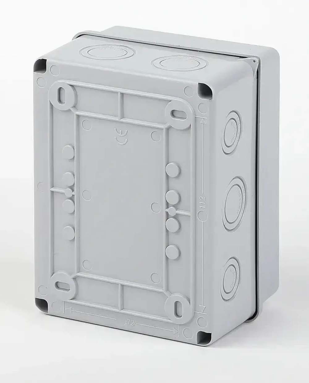 Щит распределительный навесной ЭРА КМПн-5 пластиковый на 5 модулей / Щиток с дверцей IP65, 159х120х90 мм, серый