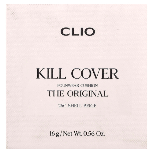 Clio, Death Cover FounWear, кушон, оттенок 26C бежевый, 16 г (0,56 унции)