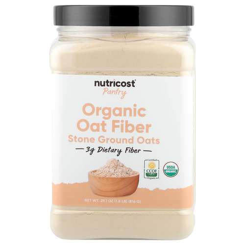Nutricost, Pantry, органическая овсяная клетчатка, 816 г (29,1 унции)