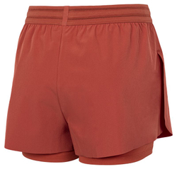Шорты для девочки теннисные Tecnifibre Team Stretch Junior - terracotta