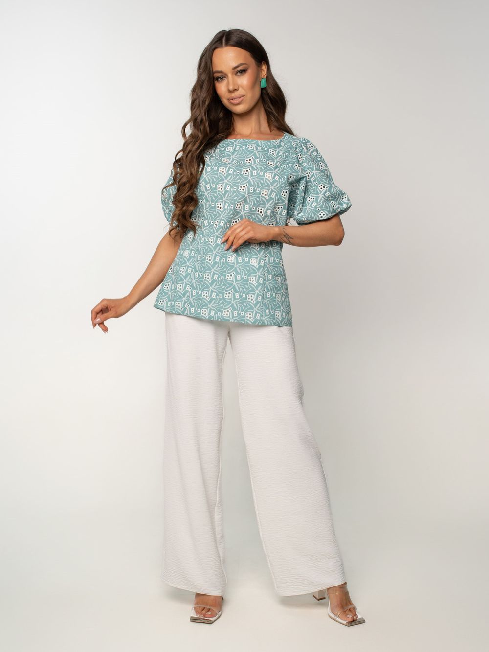 Костюм Мелодия лета (мятно-белый) К15896-5М LT Collection