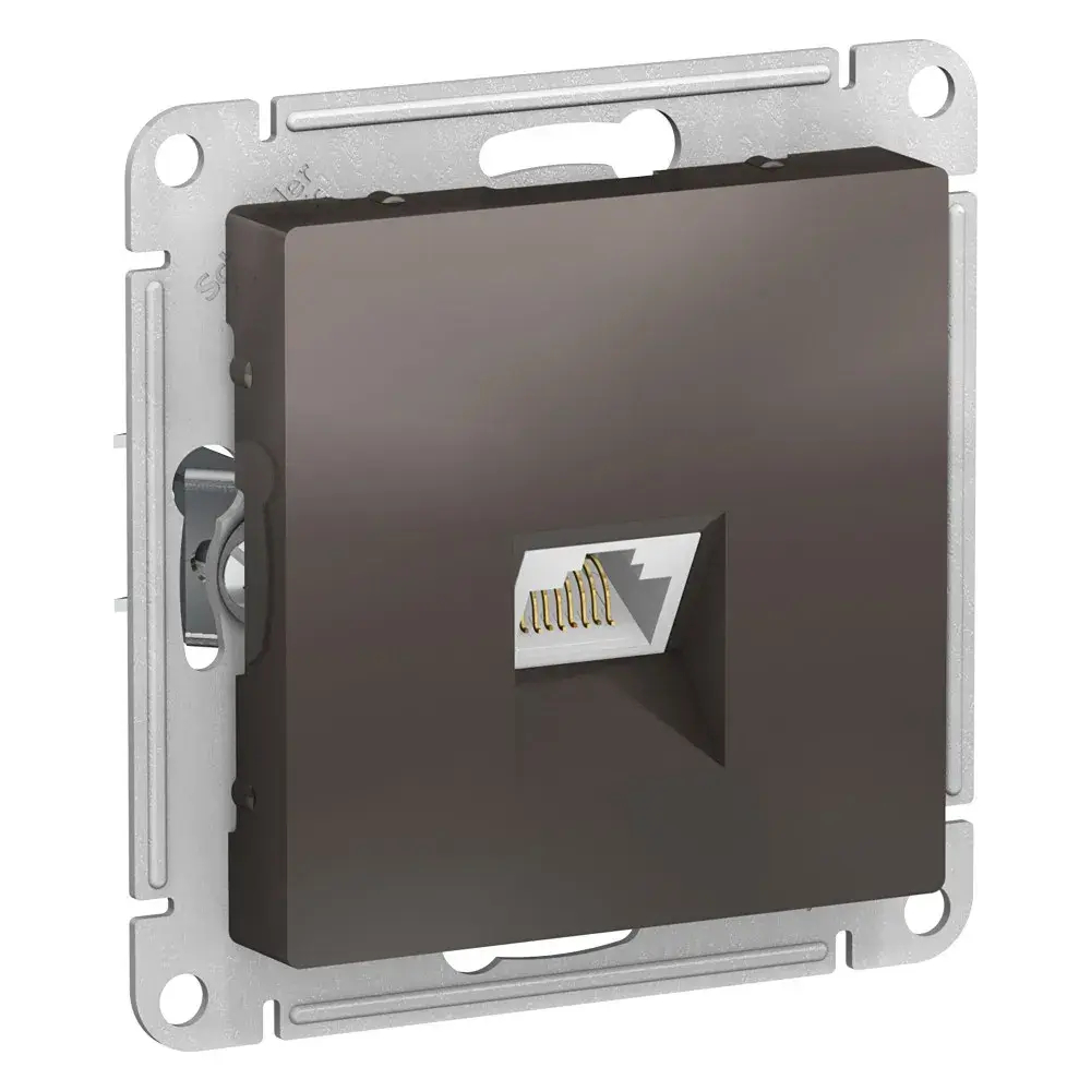 ATLASDESIGN РОЗЕТКА компьютерная RJ45 кат. 5e, механизм, МОККО