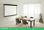 Проекционный экран Cactus CS-PSW-152X203-BK черный