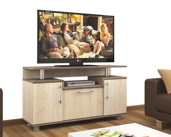 Тумба-ТВ 003 (С) ясень шимо / дуб сонома