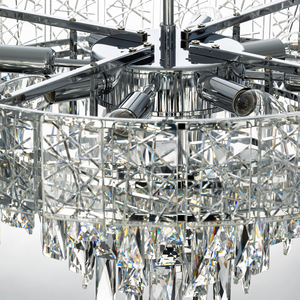 Citilux SAGRADA CL317261 Люстра хрустальная подвесная Хром