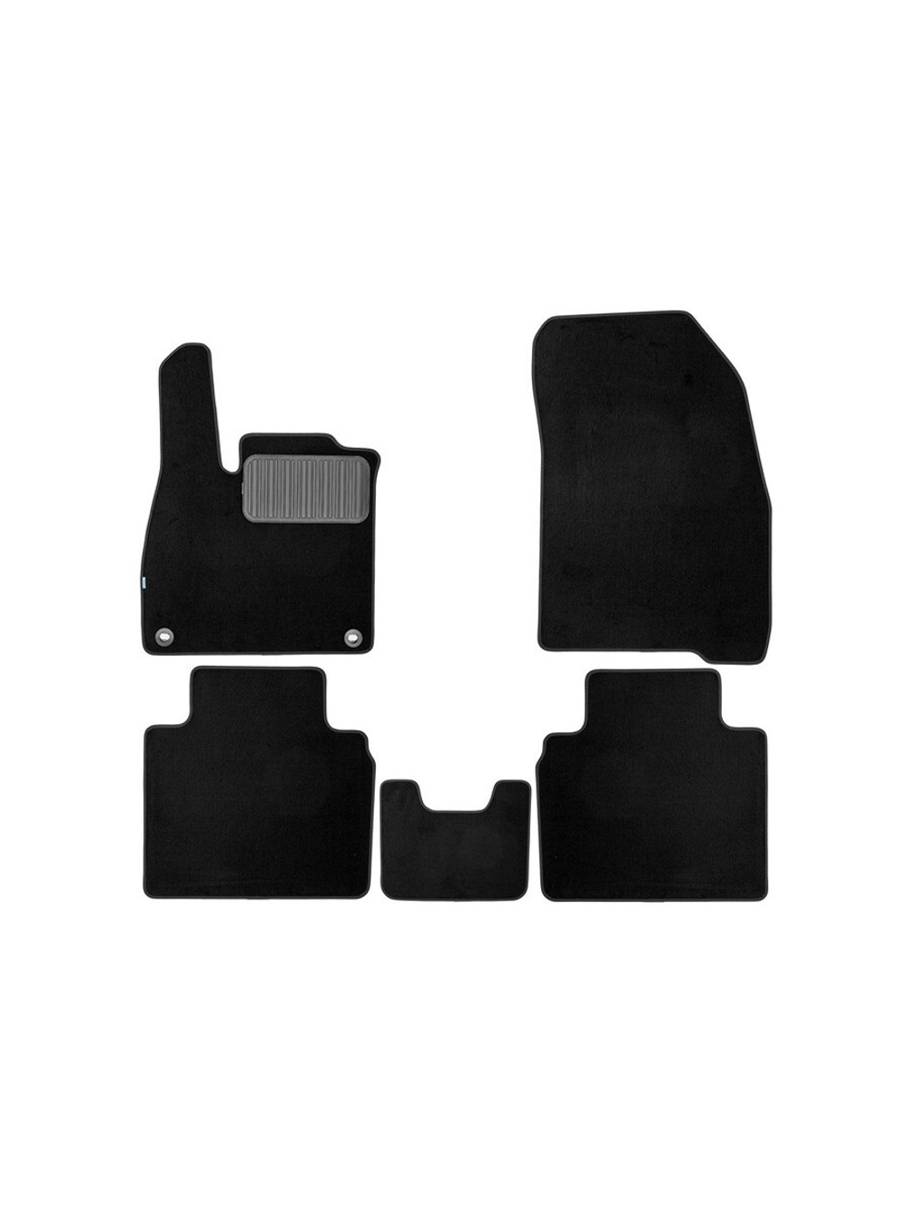 Коврики в салон для HONDA HONDA Accord XI 2023-, седан, 5шт (текстиль) KLEVER0501803822110KH