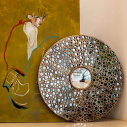 Декоративное настенное зеркало Шарден fish-eye Объект мечты