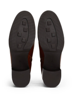 Кожаные ботильоны на каблуке Tommy Hilfiger - коричневый(FW0FW08183)