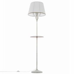 Citilux Вена CL402920T Торшер патина со столиком и белым абажуром