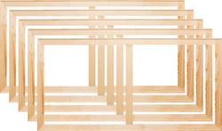 Глухой подрамник 80x100 см. (с крестовиной) сеч. 40х18 мм. (5 штук)