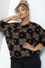 Блузон Ты вдохновение (черный) Б11878 LT Collection