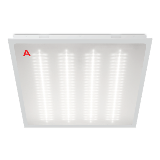 Светильник CLIP-IN ДВО04-042 с БАП EM1 36Вт 5000К IP54 Микропризма 4400лм 600х600х50мм WOLTA PRO