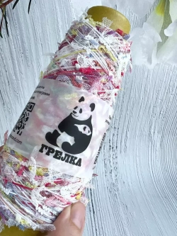 пряжа для вязания травка пушистая сетка