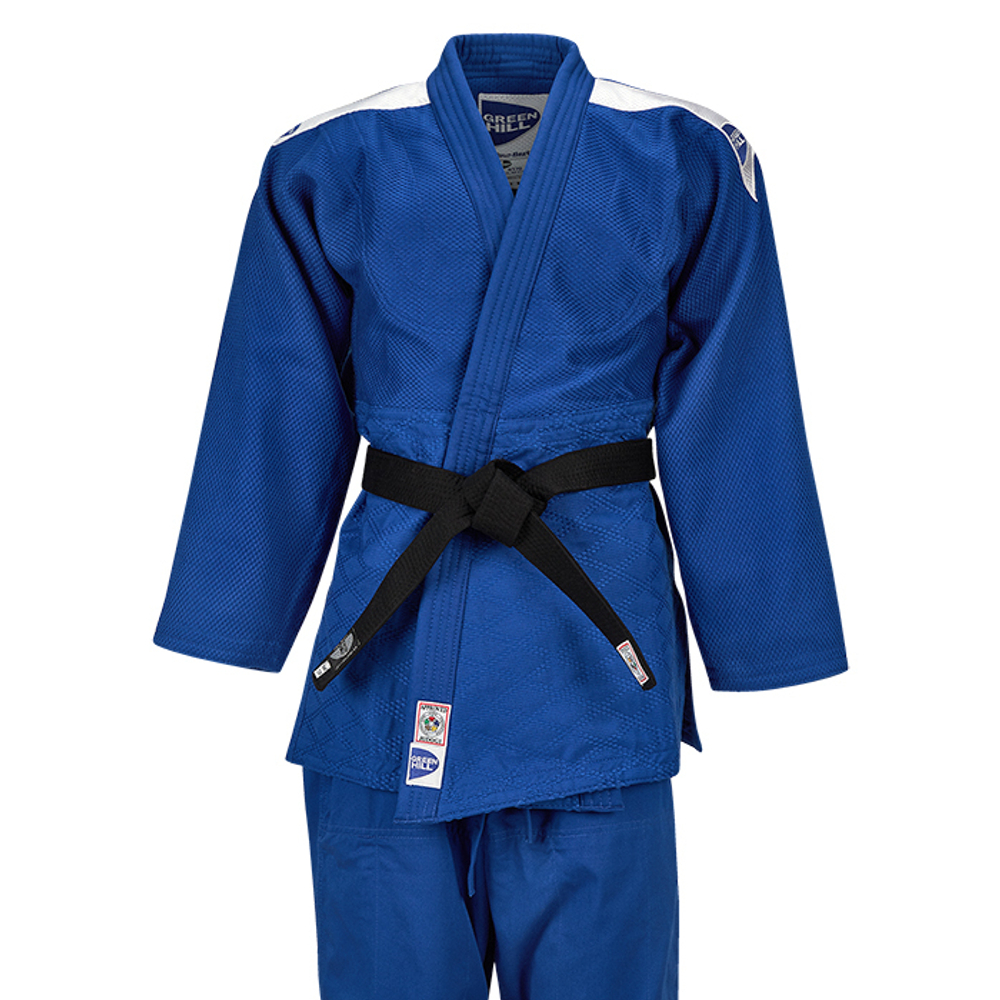 JSS-10212 Кимоно Дзюдо SUPER одобрено IJF синее