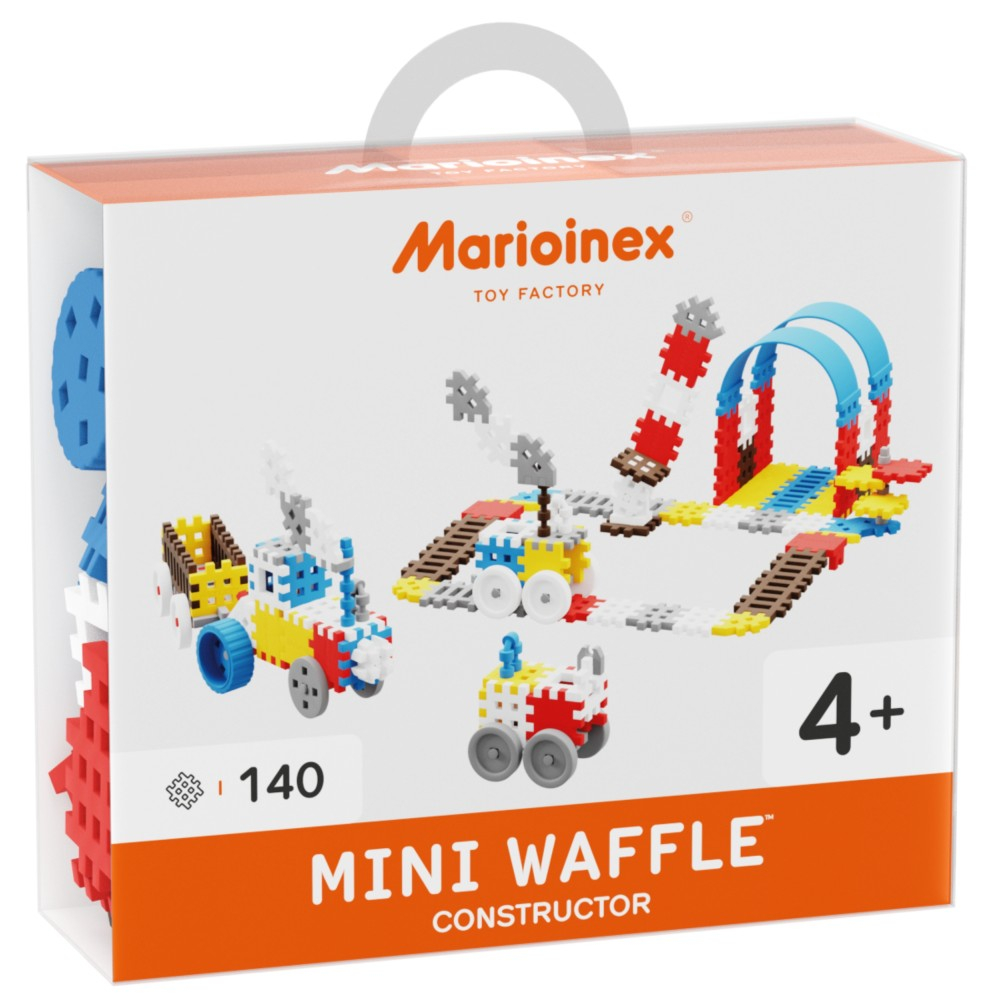 Marioinex - Конструктор Мини Вафель 140 шт. Синий 902820
