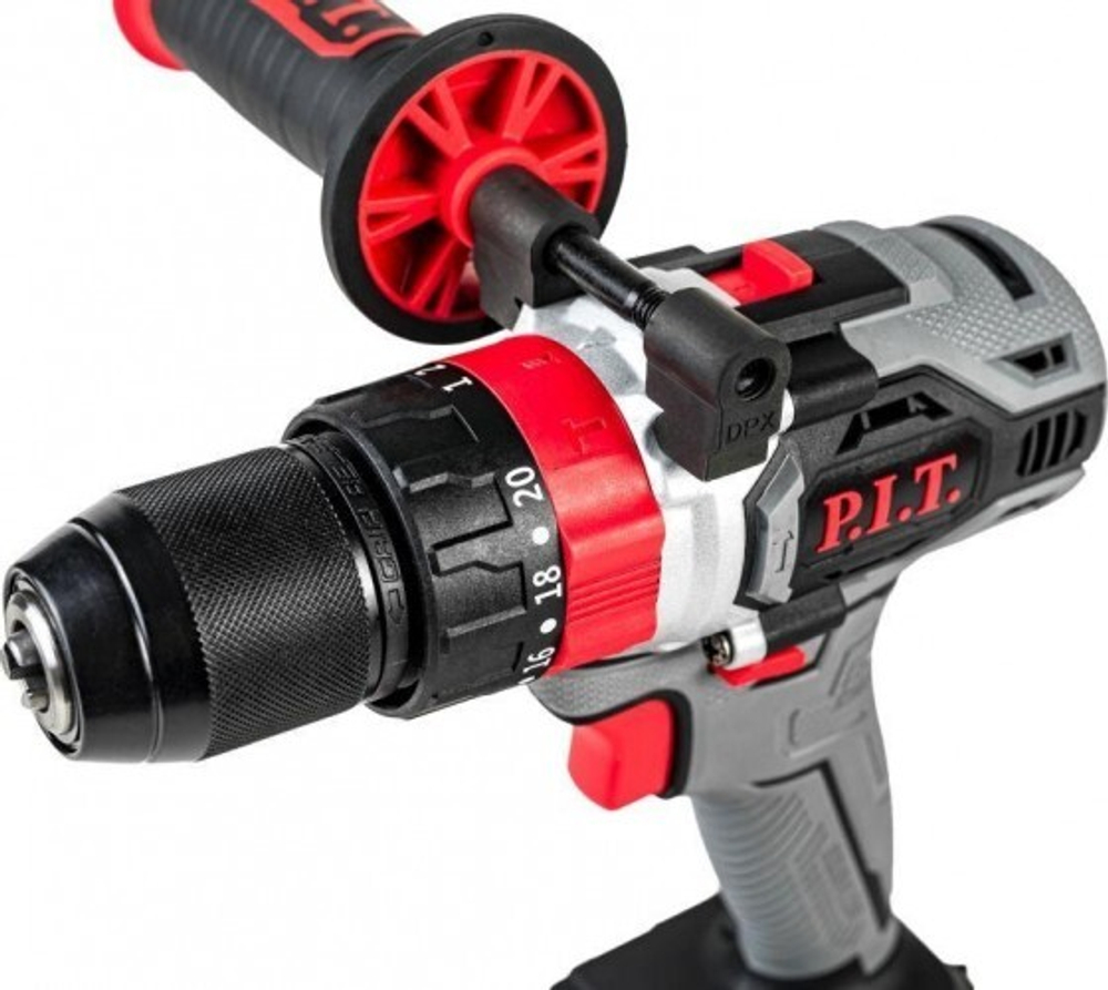 Дрель-шуруповерт аккумуляторная P.I.T. PSB20H-13B/1 ударная