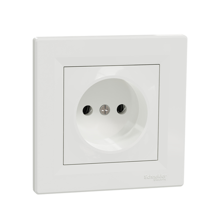 Розетка Intro Quadro 16А-250В с заземлением