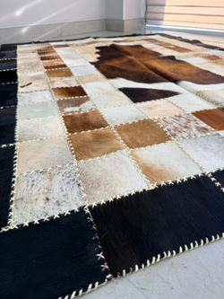 Ковер овальный натуральный Телячья шкура