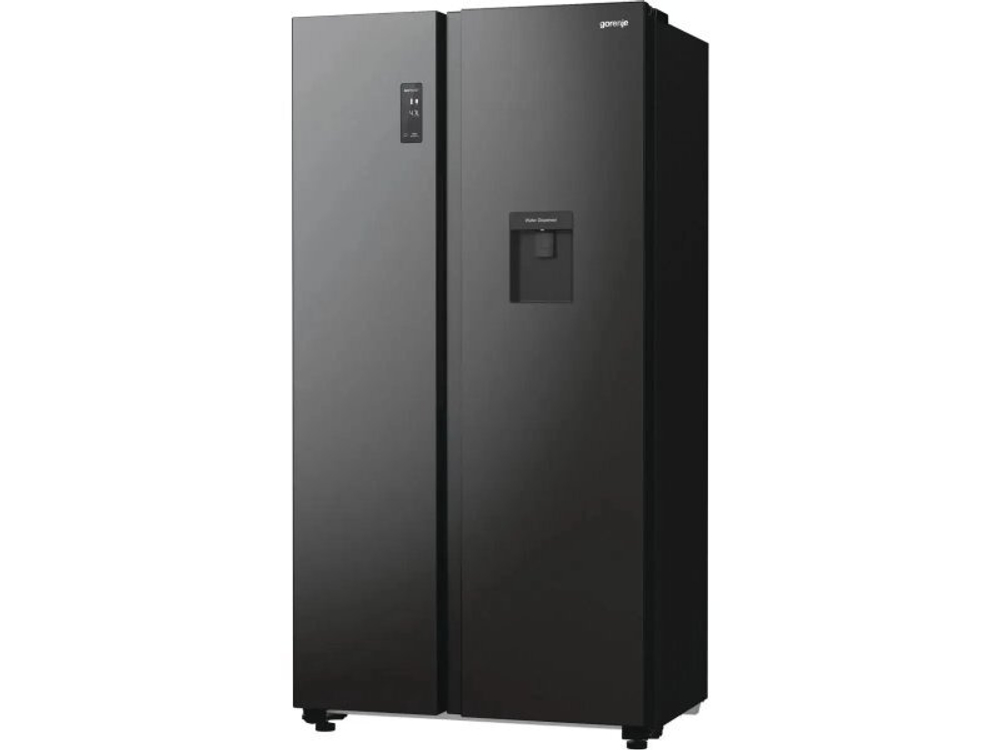 Холодильник двухкамерный Gorenje NRR9185EABXLWD Side by Side, инверторный черный