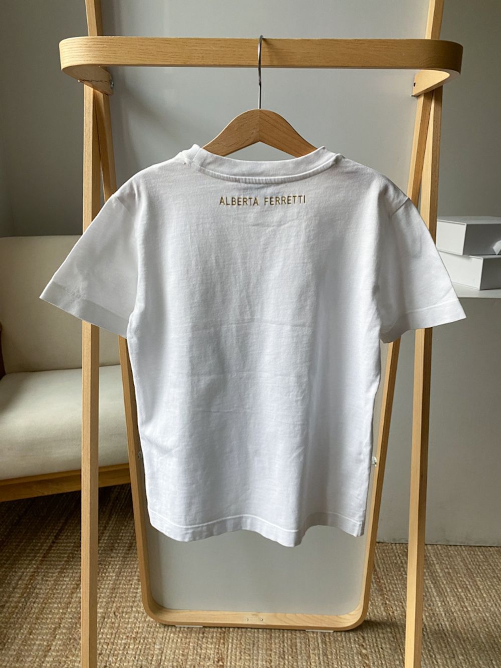 Хлопковая футболка Alberta Ferretti, 128