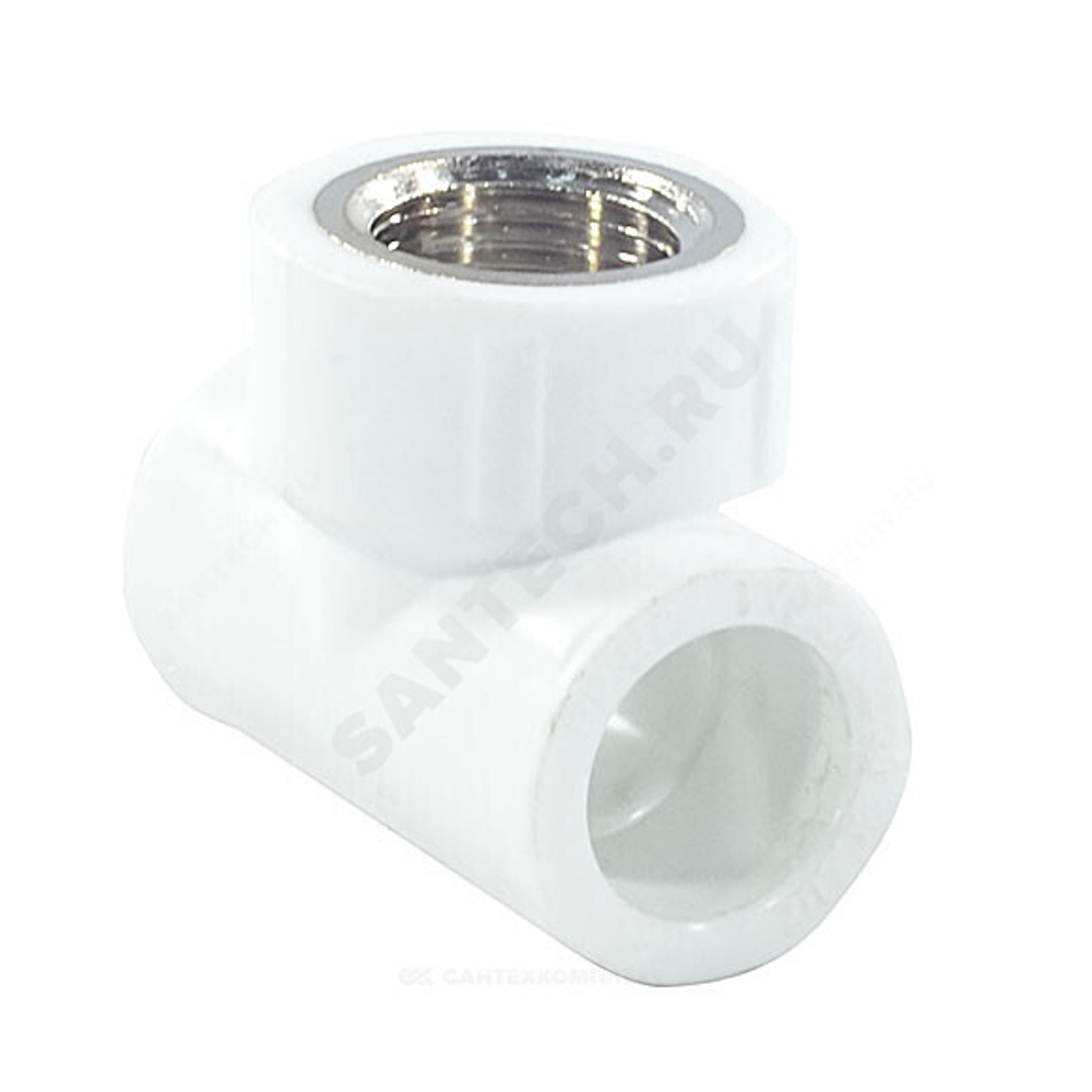 Тройник PP-R комбинированный белый Дн 25х1/2" ВР PRO VALFEX 10127125-PRO