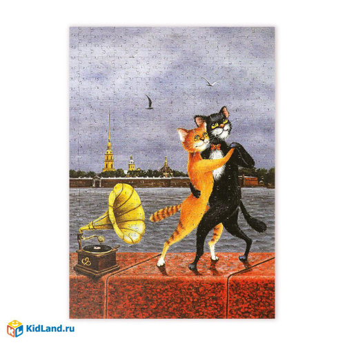 Пазлы деревянные "Танго над Невой", 504 детали, размер 30*42 см