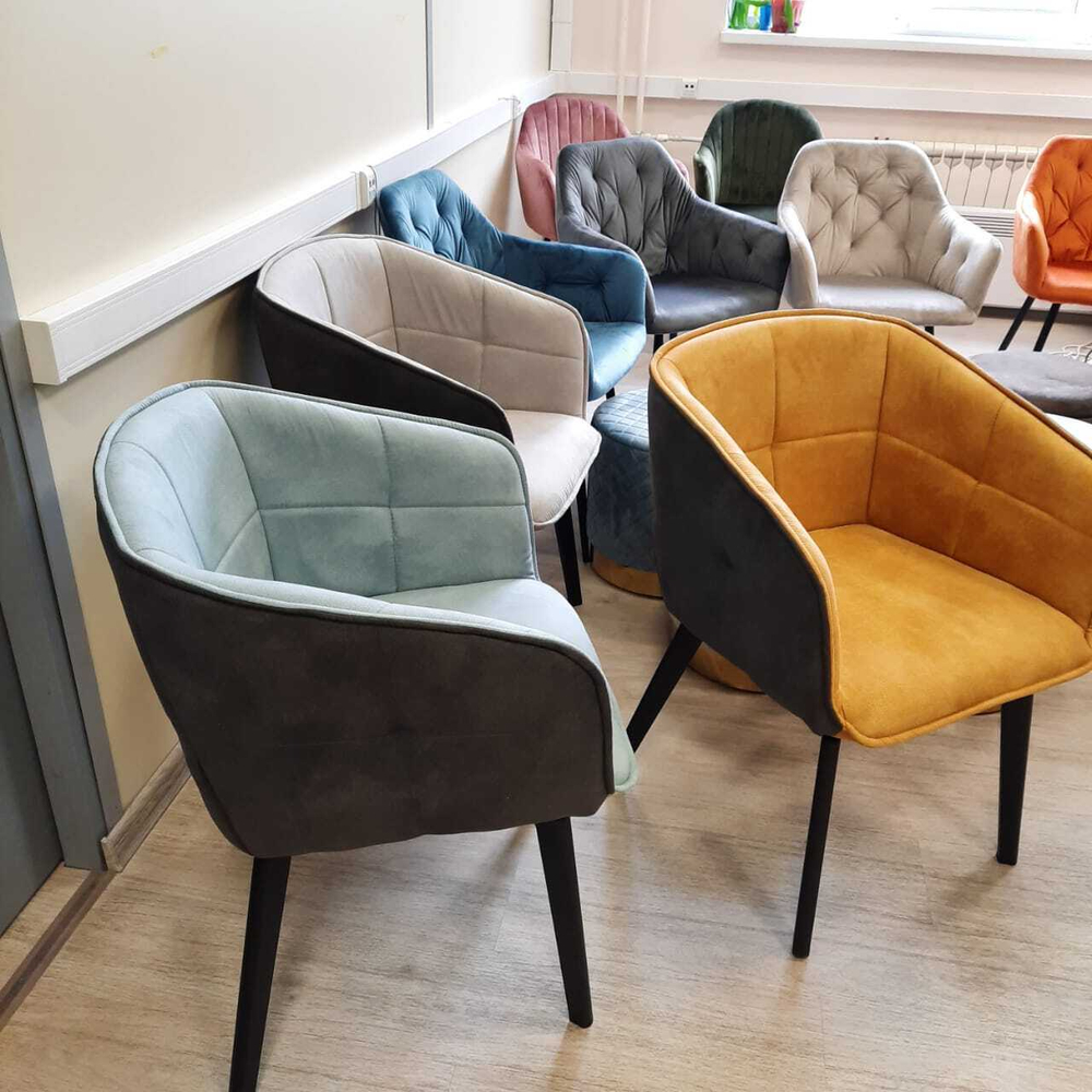 Стул HERTA 13359 MUSTARD желтый