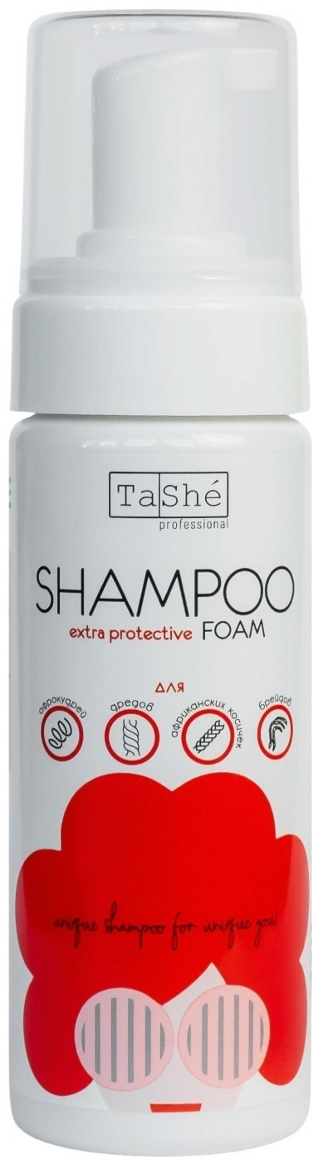 Tashe Extra Protective шампунь для афрокудрей, косичек 150 мл