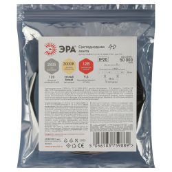 Светодиодная лента ЭРА LS2835 -120LED-IP20-WW | Светодиодные ленты 12В 1 год