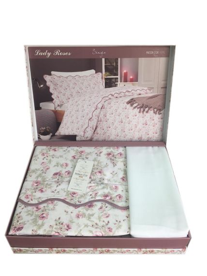 Постельное белье LADY ROSES кремовый  MAISON D&#39;OR Турция
