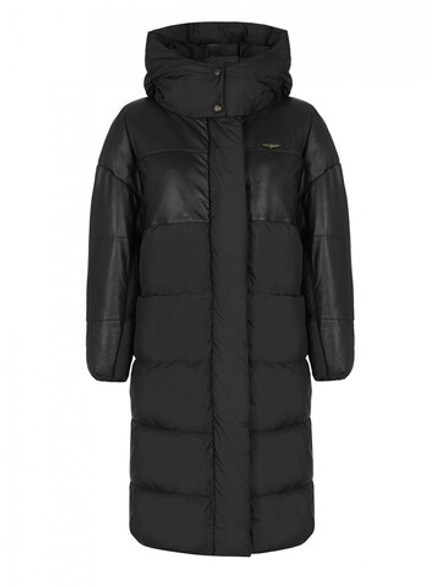 Пуховик женский Leather and Nylon AERONAUTICA MILITARE