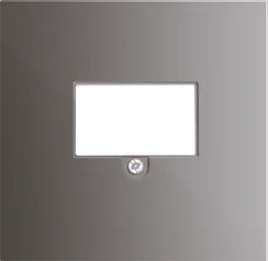 Donel R98 Сталь накладка стандарта TAE для розеток USB, HDMI, Аудио, серия DA