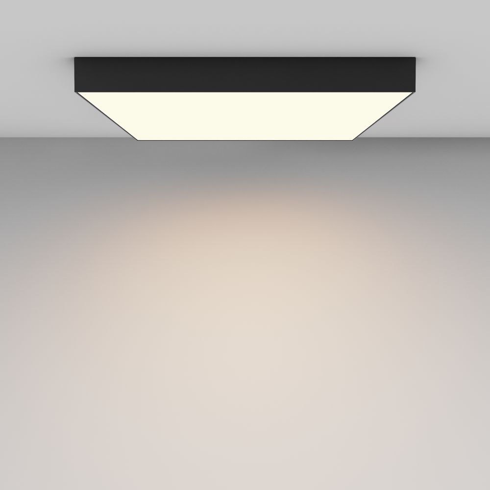 Светильник потолочный светодиодный Maytoni Zon C032CL-90W3K-SQ-B