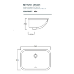 Раковина Artceram Washbasin с креплениями 56 см